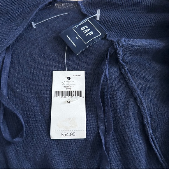 Women’s Navy Blue GAP Dolman style Cardigan size M with tags - Picture 9 of 9